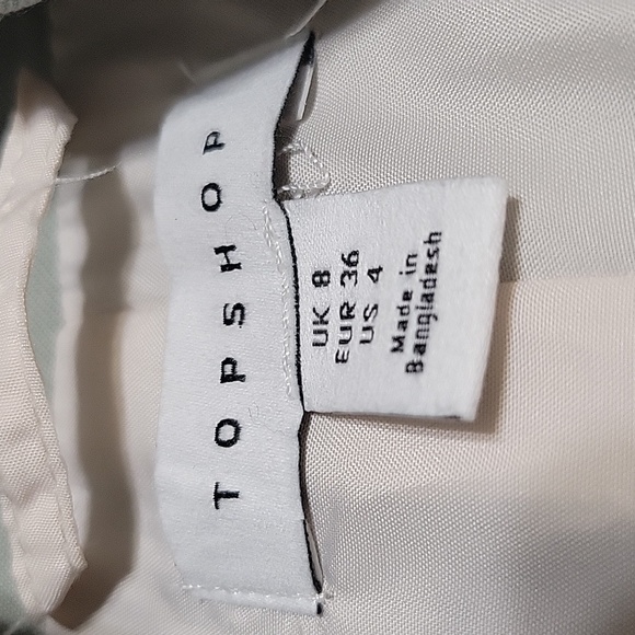 Topshop single breasted blazer light gray size 4 - Picture 4 of 6